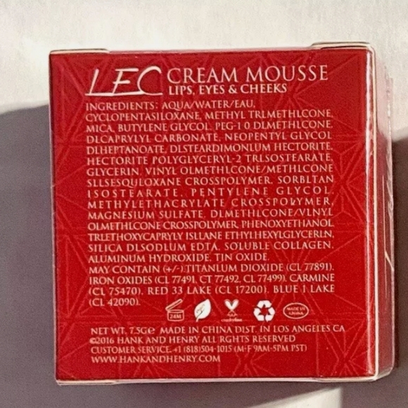 Hank & Henry Makeup Color Lips Eyes & Cheeks in Ferra NIP - Picture 3 of 5